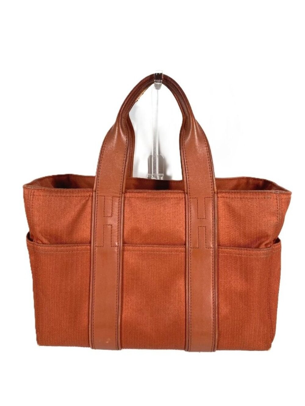 Hermes Handbag Acapulco PM Cotton Orange